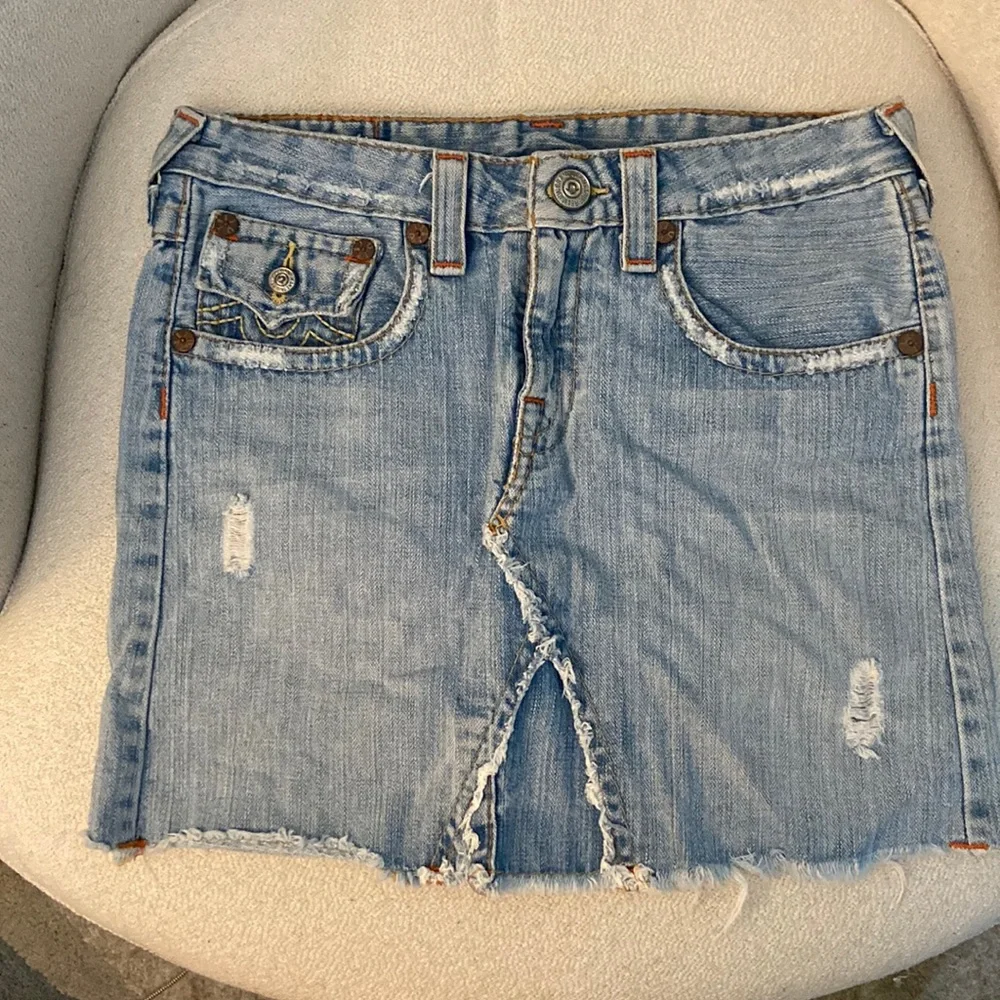 True Religion, Girls Sz 14, Distressed Skirt - Picture 2 of 6